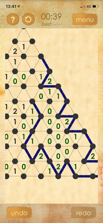 Slitherlink Mastery: a triangular grid